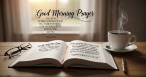 Biblical Good Morning Prayers and Bible Verses for Him