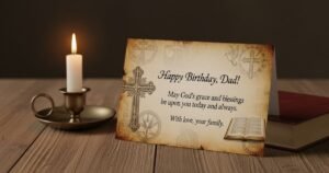 Christian Birthday Wishes for Dad