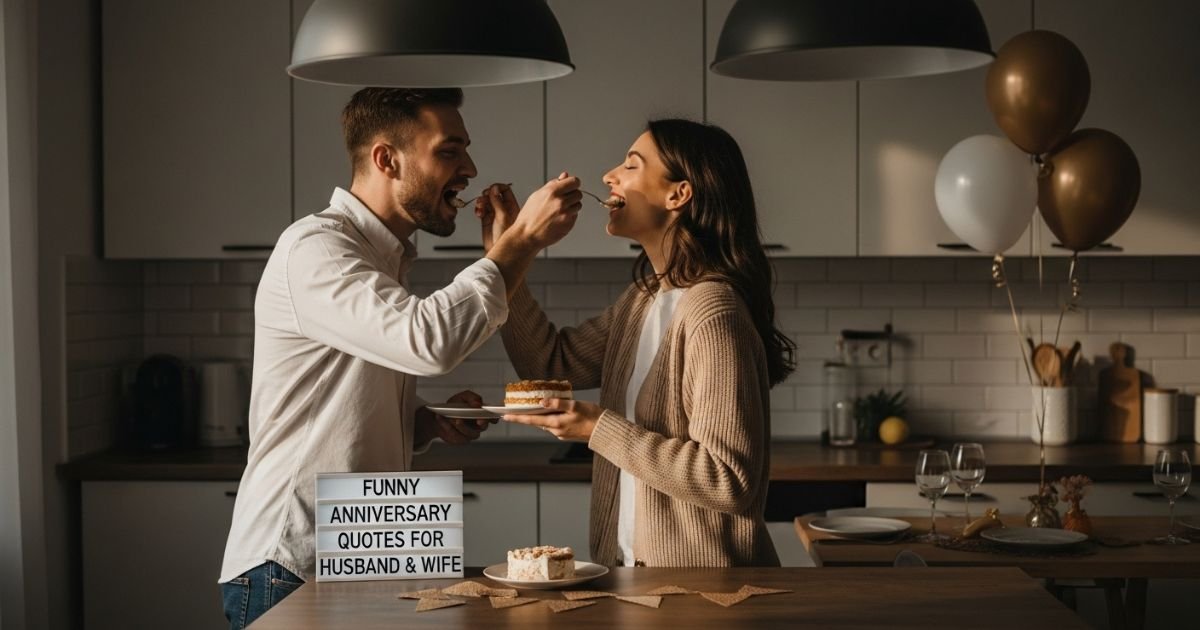 Funny Anniversary Quotes for Husband & Wife