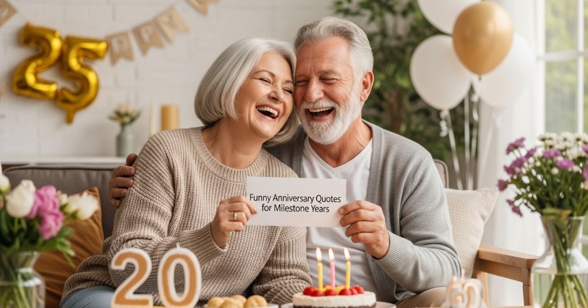 Funny Anniversary Quotes for Milestone Years