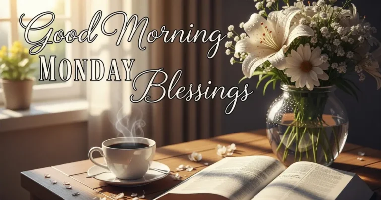 Good Morning Monday Blessings