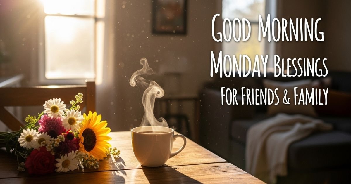 Good Morning Monday Blessings for Friends & Family