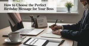 How to Choose the Perfect Birthday Message for Your Boss