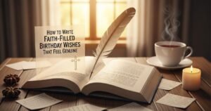 Write Faith-Filled Birthday Wishes That Feel Genuine