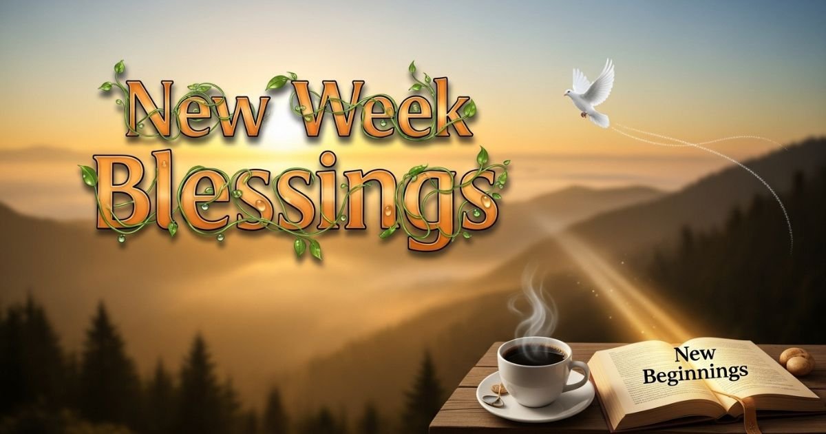 Inspirational & Motivational New Week Blessings