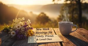 New Week Blessings for Family, Friends & Loved Ones