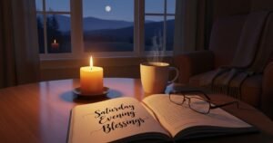 Saturday Evening Blessings That Encourage Reflection