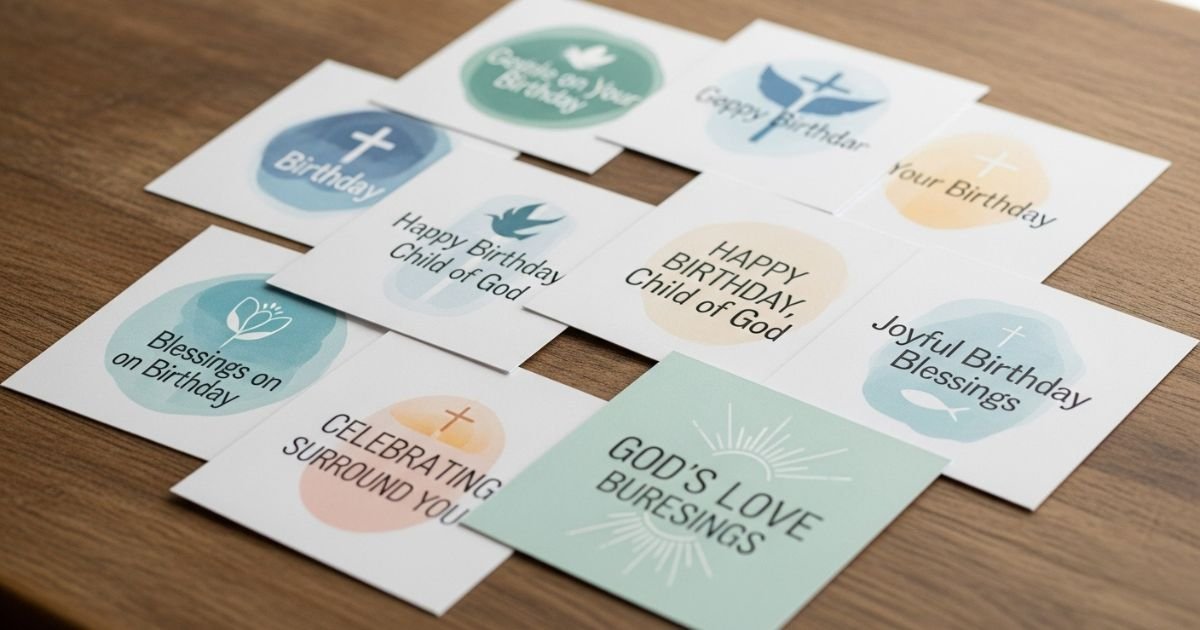 Short & Simple Christian Birthday Messages
