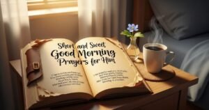 Short and Sweet Good Morning Prayers for Him