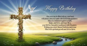 Spiritual & Motivational Christian Birthday Wishes