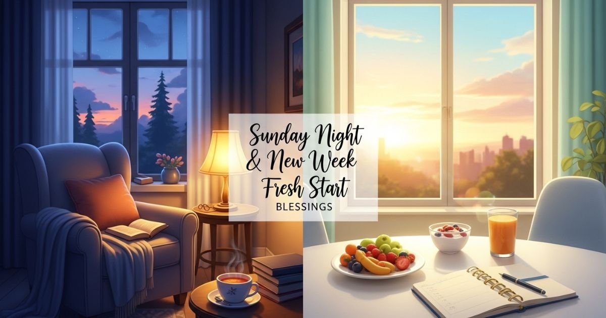 Sunday Night & New Week Fresh Start Blessings