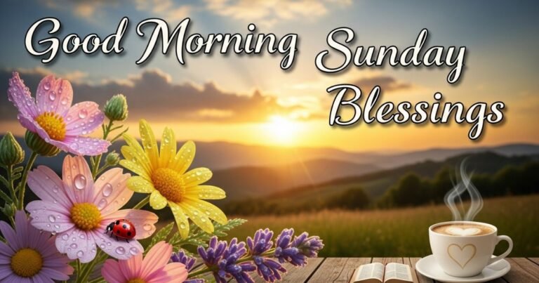 good morning sunday blessings