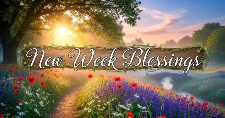 new week blessings