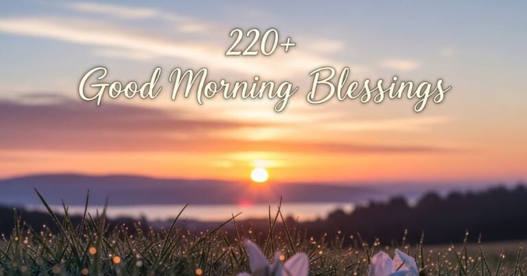 220+ Good Morning Blessings and Positive Quotes for a Fresh Start