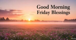 Beautiful Good Morning Friday Blessings