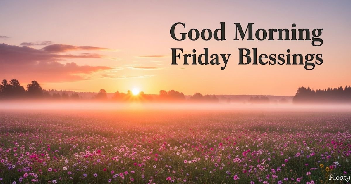 Beautiful Good Morning Friday Blessings