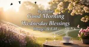Beautiful Good Morning Wednesday Blessings Images & GIFs