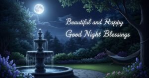 Beautiful and Happy Good Night Blessings