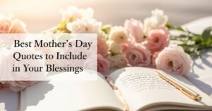 Best Mother’s Day Quotes to Include in Your Blessings