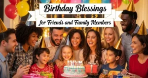 Birthday Blessings for Friends and Family Members
