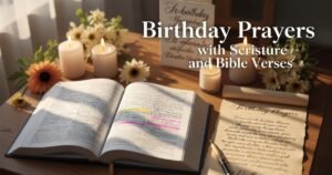 Birthday Prayers with Scripture and Bible Verses