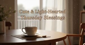 Cute & Light-Hearted Thursday Blessings