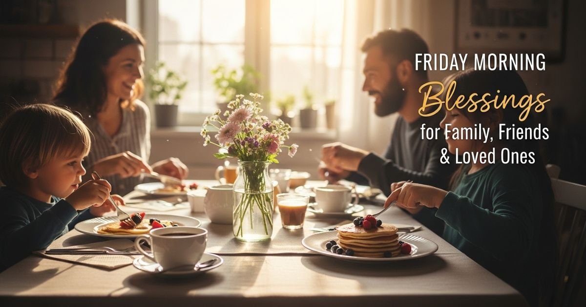 Friday Morning Blessings for Family, Friends & Loved Ones