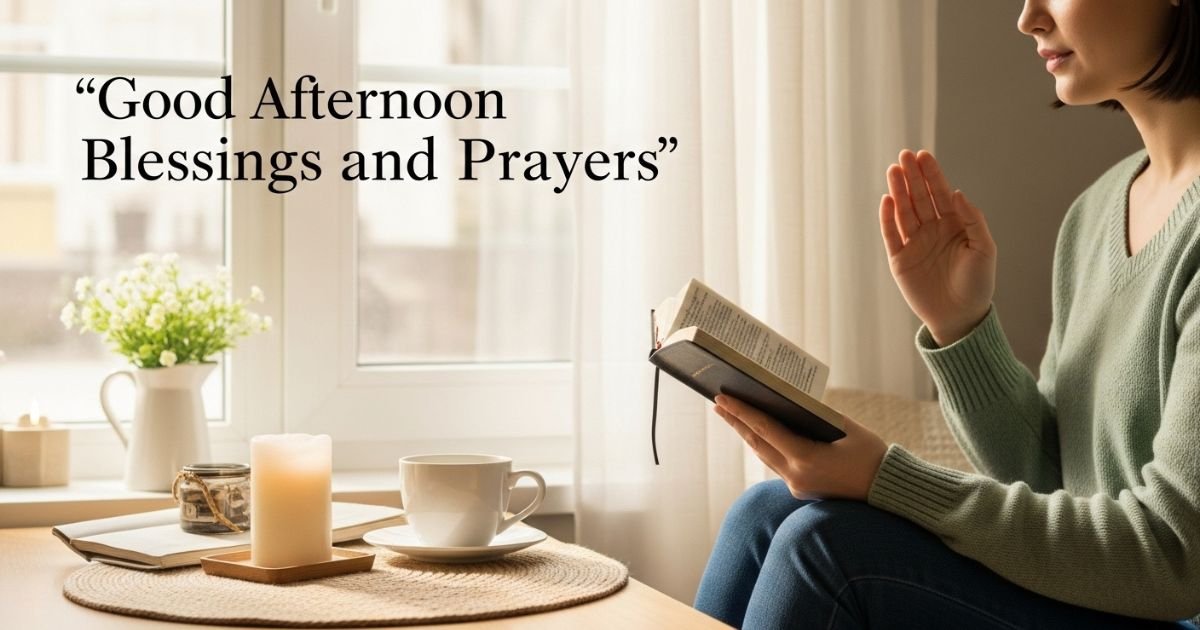 Good Afternoon Blessings and Prayers