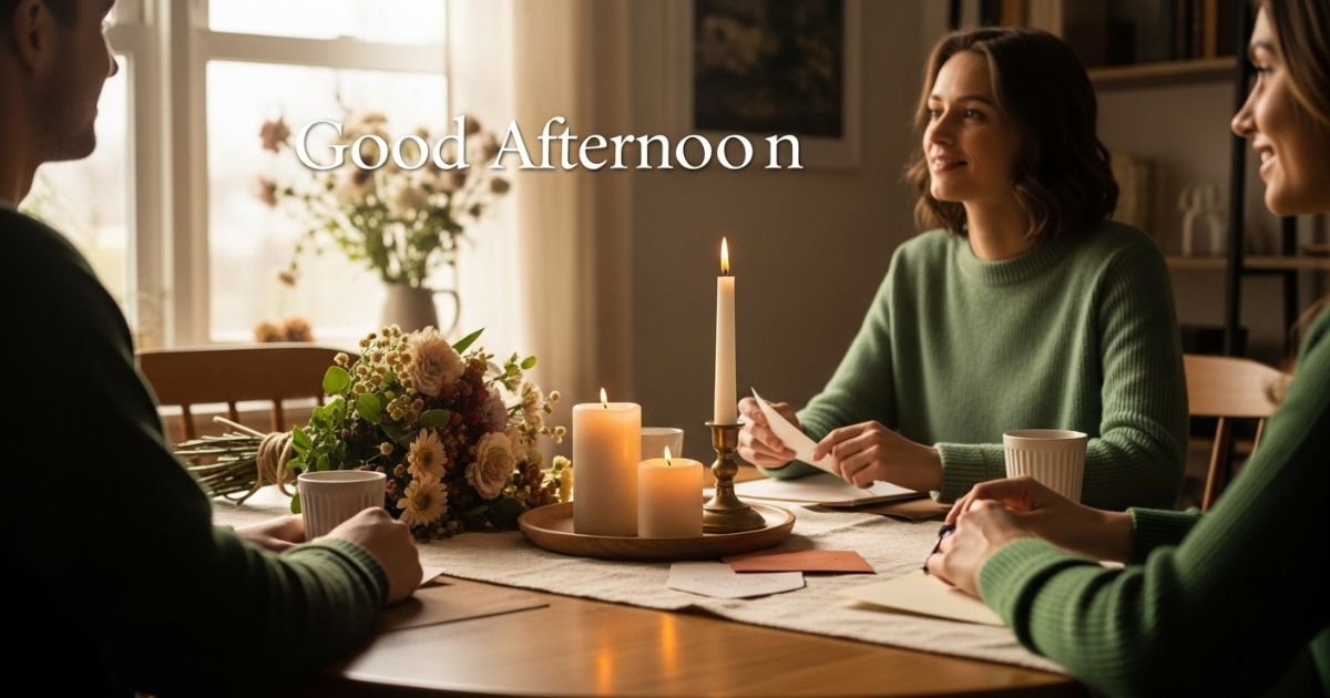 Good Afternoon, Blessings for Special Occasions
