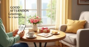 Good Afternoon Greetings for a Special Day
