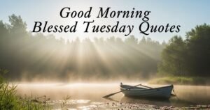 Good Morning Blessed Tuesday Quotes