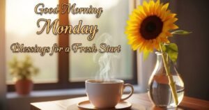 Good Morning Monday Blessings for a Fresh Start