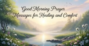 Good Morning Prayer Messages for Healing and Comfort