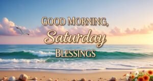 Good Morning, Saturday Blessings