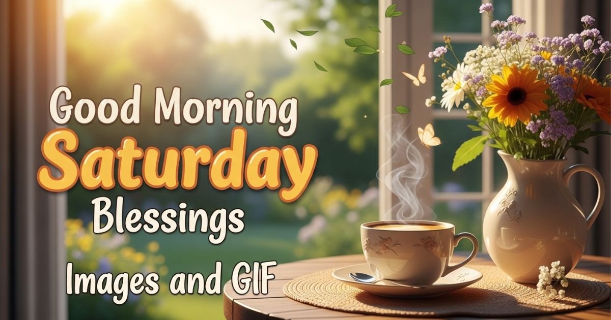 Good Morning Saturday Blessings Images and GIFs