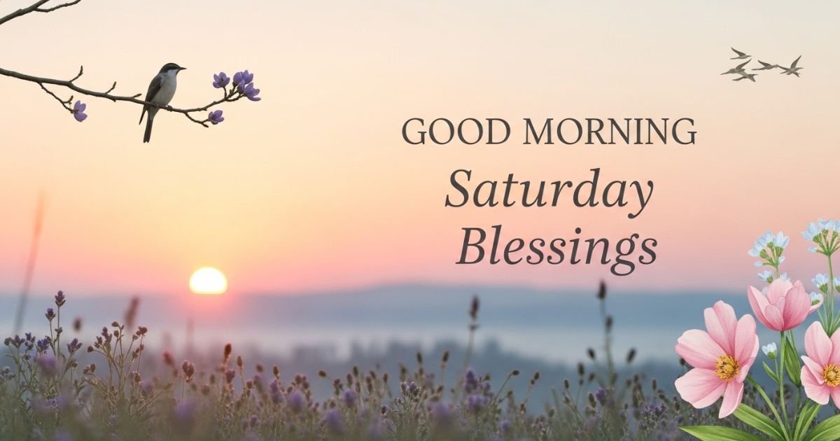 Good Morning Saturday Blessings, Quotes & Images to Start Your Weekend