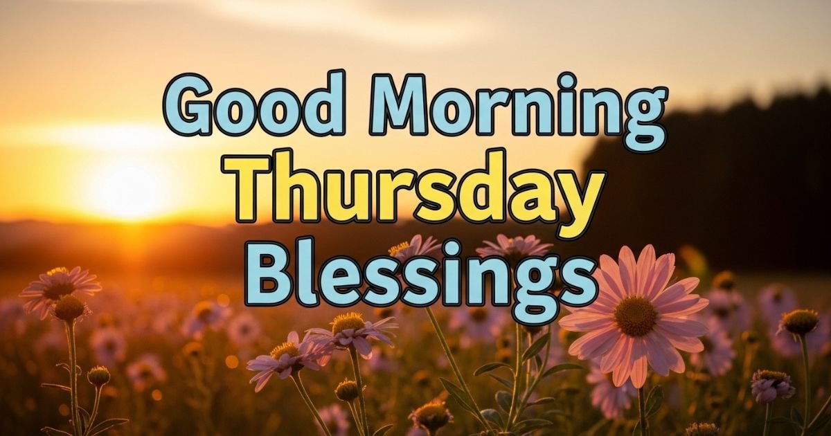 Good Morning Thursday Blessings Images