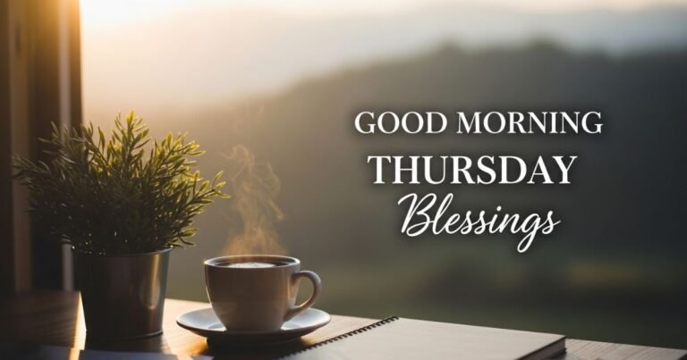 Good Morning Thursday Blessings & Quotes