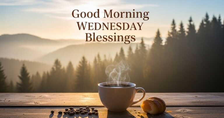 Good Morning Wednesday Blessings