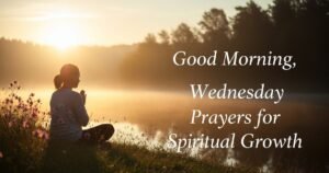 Good Morning, Wednesday Prayers for Spiritual Growth