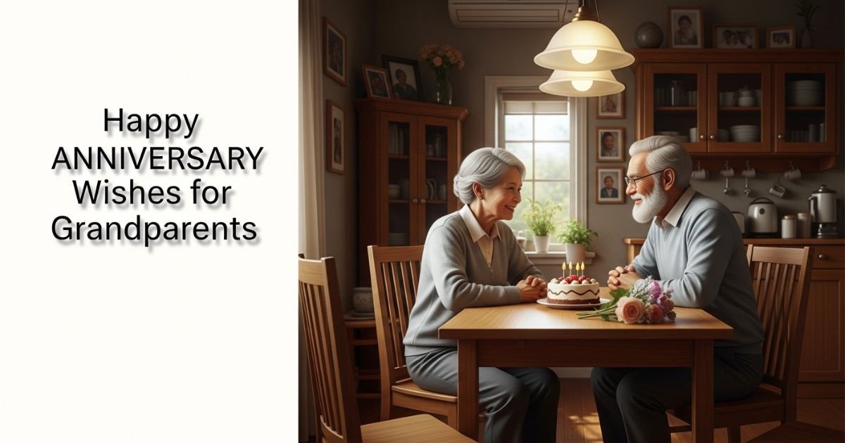 Happy Anniversary Wishes for Grandparents