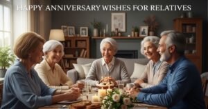 Happy Anniversary Wishes for Relatives