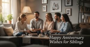 Happy Anniversary Wishes for Siblings