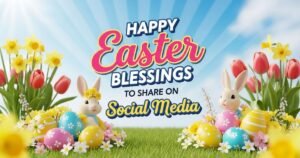 Happy Easter Blessings to Share on Social Media