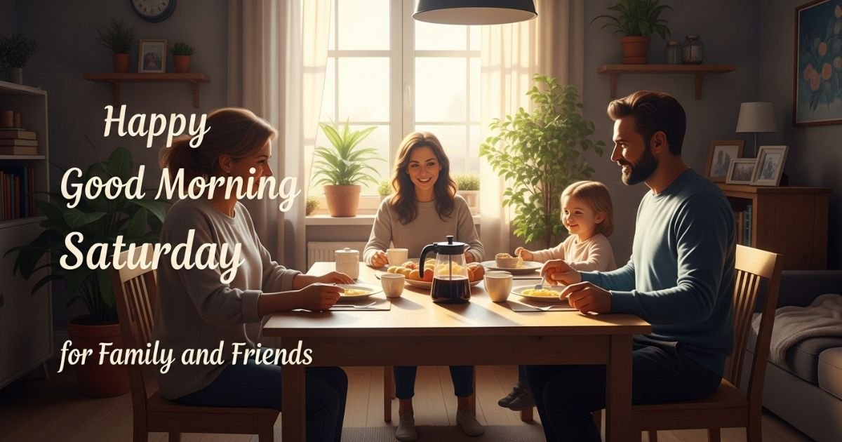 Happy Good Morning Saturday Messages for Family and Friends