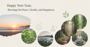 Happy New Year, Blessings for Peace, Health, and Happiness