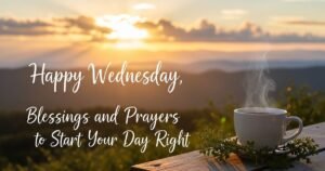 Happy Wednesday, Blessings and Prayers to Start Your Day Right