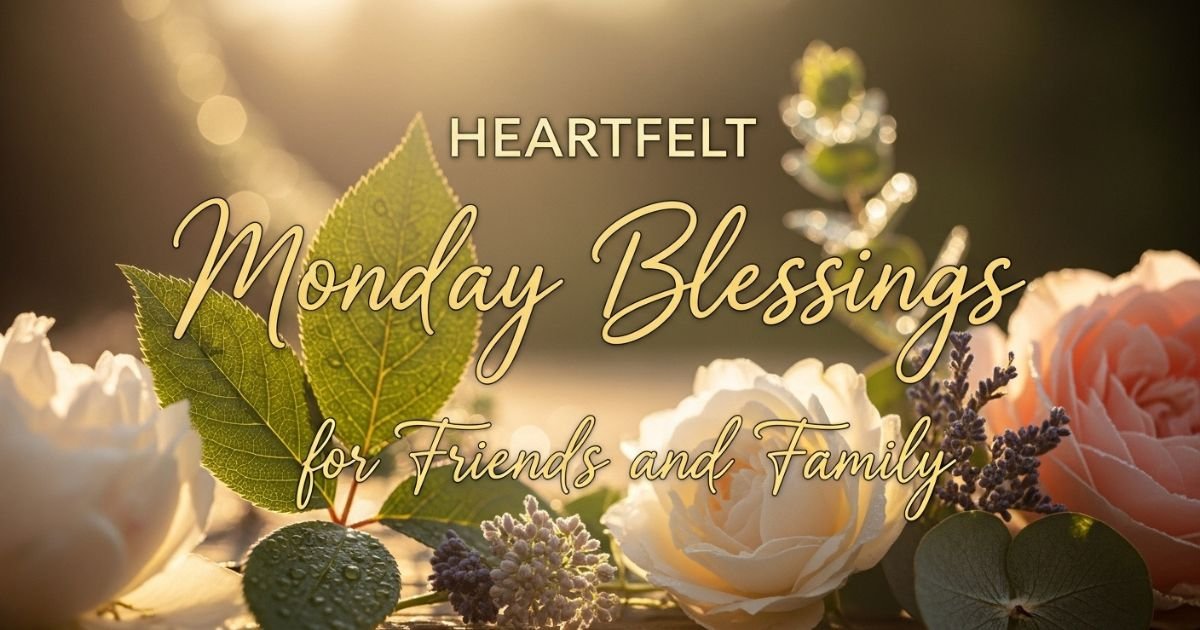 Heartfelt Monday Blessings for Friends and Family