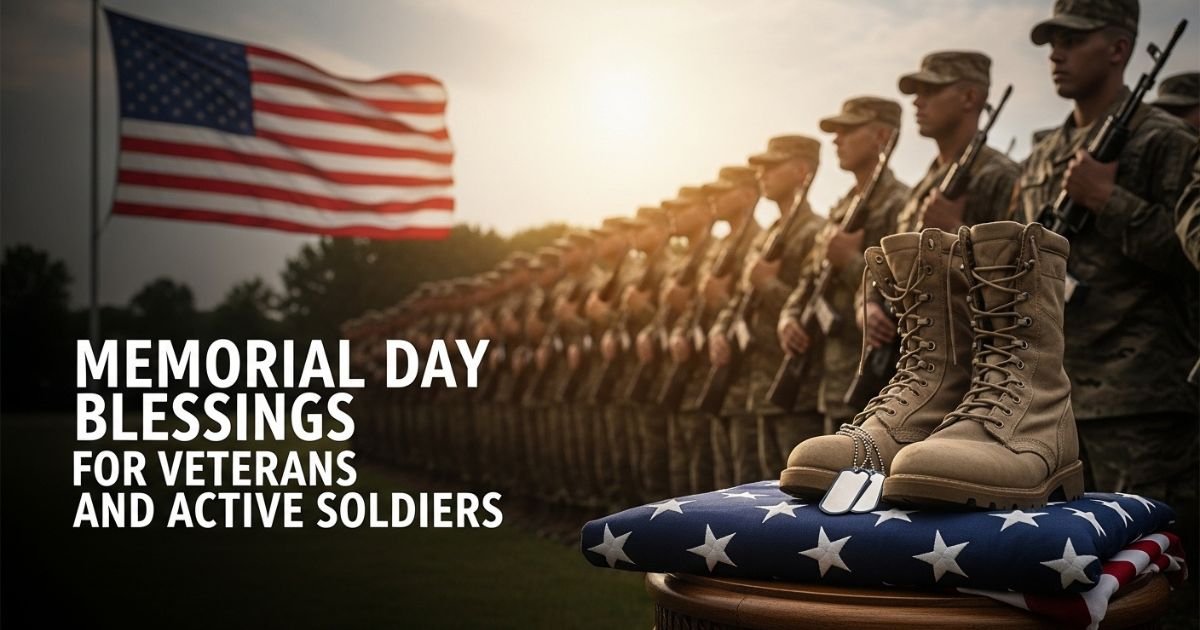 Memorial Day Blessings for Veterans and Active Soldiers