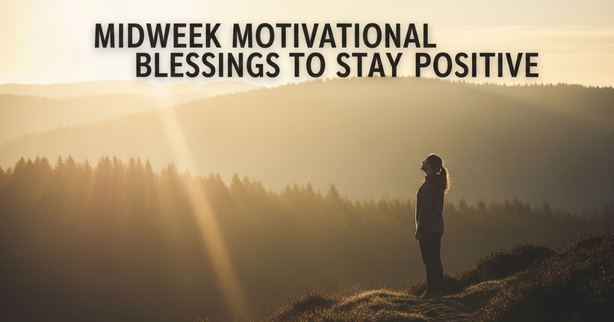 Midweek Motivational Wednesday Blessings to Stay Positive